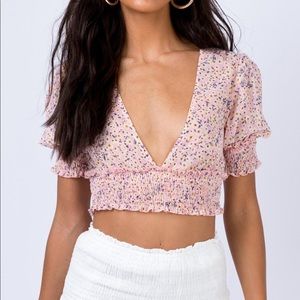 Princess Polly floral crop!